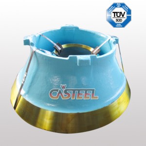 TEREX PEGSO TC1000, TC1150, TC1300 COUE CRUSHER CONCAVE&MANTLE MN22CR2