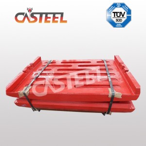 Terex Finlay J-1160 Mobile Crusher μέρη, Jawface σταθερή και ταλάντευση