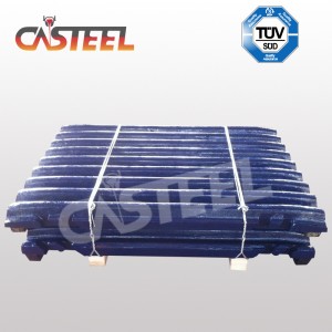 Terex JW40 Κινητό Crusher Liner, Jaw Wedge Togle Jaw Guard