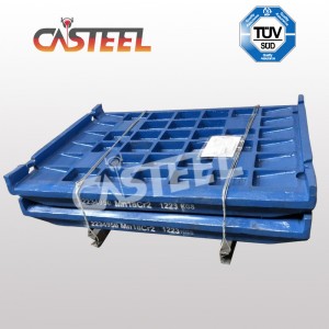 MC110 σιαγόνα πλάκα σταθερή και ταλάντευση για κινητό θραυστήρα Kleemann